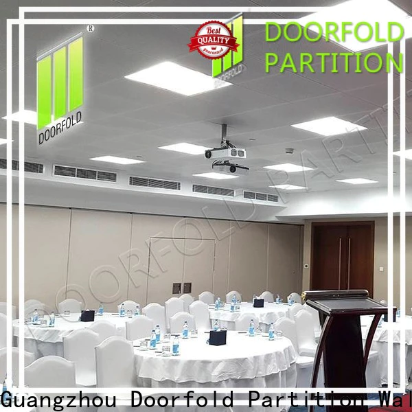 Doorfold affordable price hall partition wholesale for college