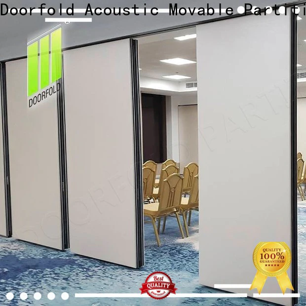 Doorfold customized retractable partition multi-functional for conference