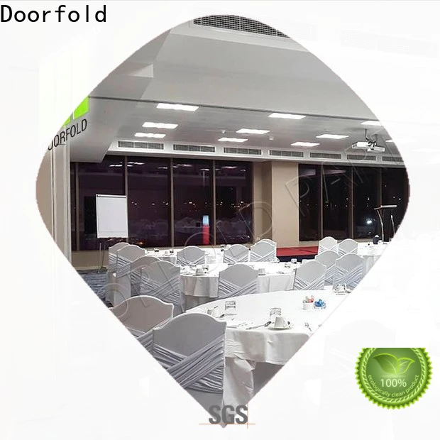 Doorfold acoustic sliding folding partition new arrival for hotel