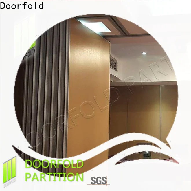 Doorfold sliding partition cheapest factory price for restaurant