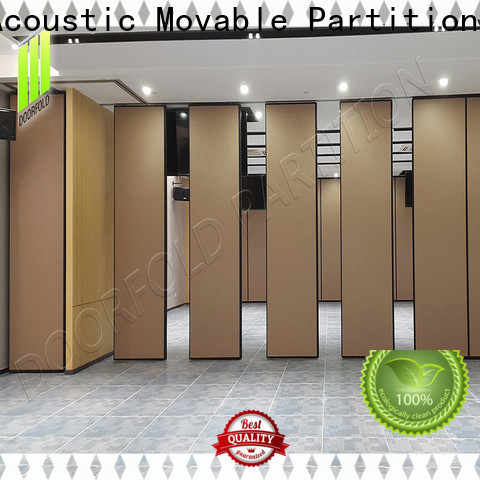 Doorfold sliding folding partition manufacturer for meeting