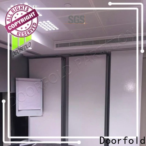 Doorfold sliding folding wall manufacturer for meeting room