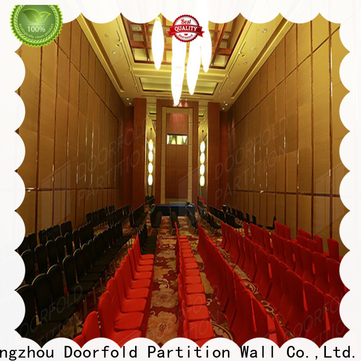 Doorfold conference room dividers high performance factory