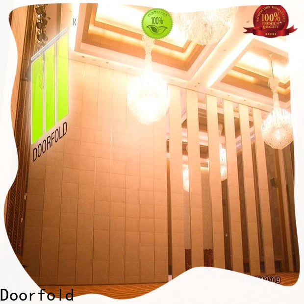 retractable sliding wall dividers simple structure For Soundproof