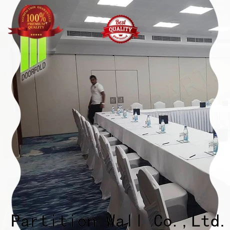Doorfold accordion partition wall systems supplier for meeting room