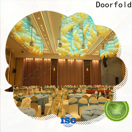 Doorfold sliding wall dividers national standard for meeting room