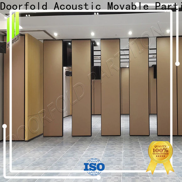 Doorfold acoustic sliding room partitions new arrival for Commercial Meeting Room