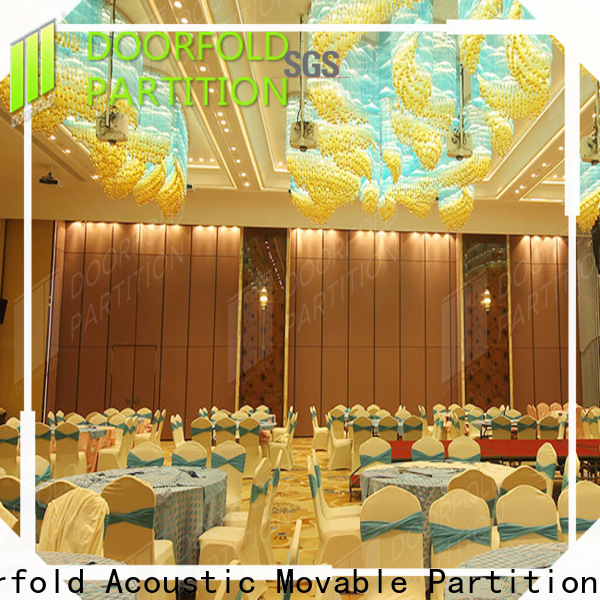 Doorfold affortable conference room partition walls easy installation wholesale