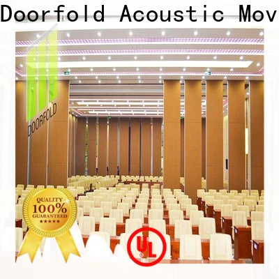Doorfold customized acoustic sliding folding partition popular for meeting room
