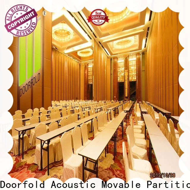 Doorfold easy installation operable partitions customization for hall