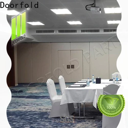 Doorfold good quality sliding room partitions manufacturer for Commercial Meeting Room