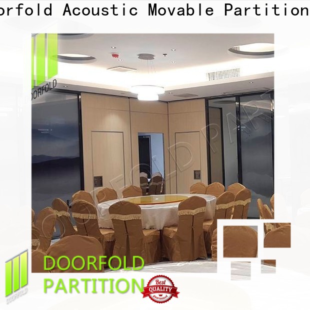 Fast-installation folding partition wall quality assurance restaurant