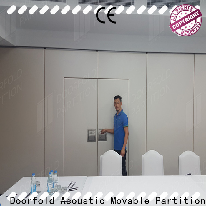 Doorfold large room dividers partitions simple operation best factory price