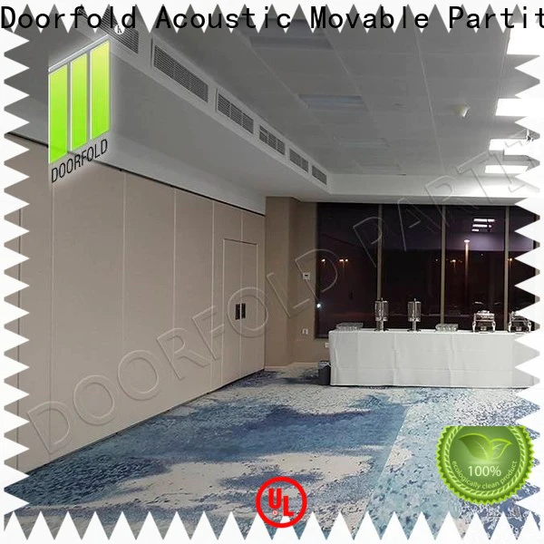 Doorfold retractable sliding folding partition cheapest factory price For Soundproof
