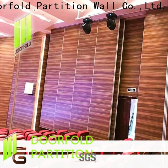 Doorfold soundproof partition wall operable for display