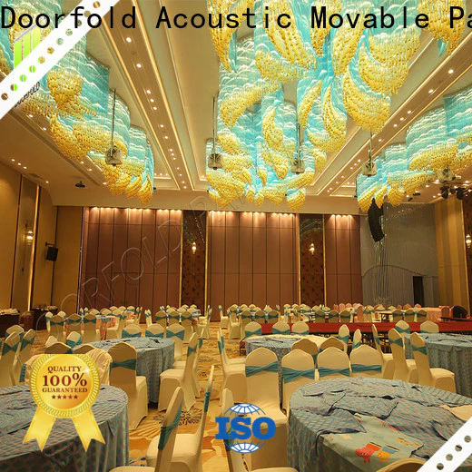Doorfold retractable Sliding Partition Wall for Hotel manufacturer for office