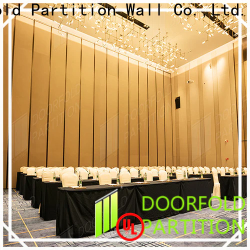 Doorfold conference room partition walls simple operation factory