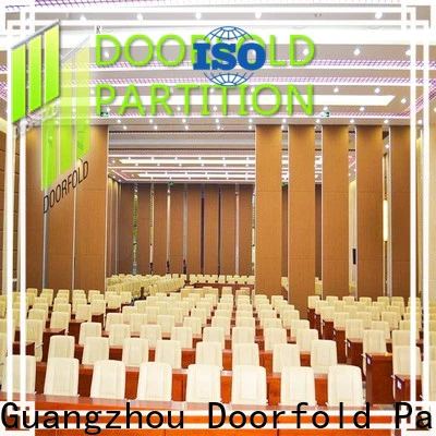 Doorfold custom Folding Partition Wall multi-functional for restaurant