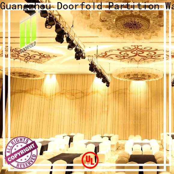 Doorfold decorative hall acoustic movable partitions quality assurance for office