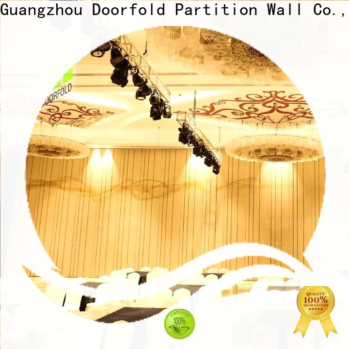 Doorfold retractable Hotel ballroom Movable Walls made in china restaurant
