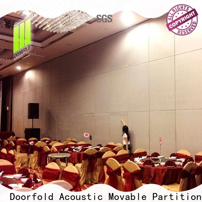Doorfold Sliding Partition Wall for Hotel national standard For Soundproof
