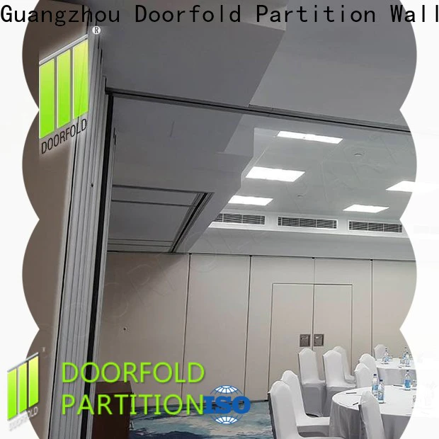 Doorfold soundproof office partitions custom for conference room