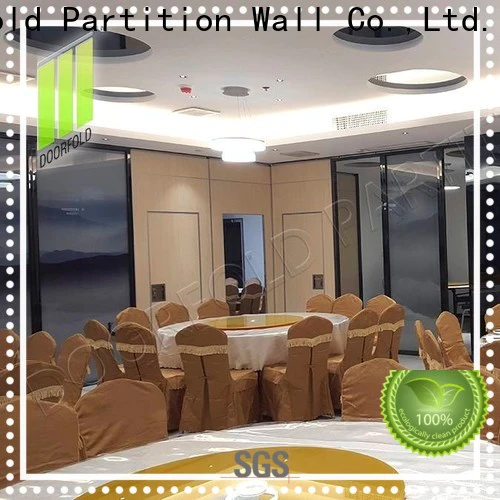 Doorfold Fast-installation room partition wall made in china restaurant