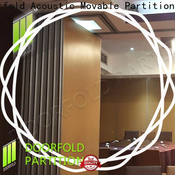 Doorfold retractable Sliding Partition Wall for Hotel national standard for office