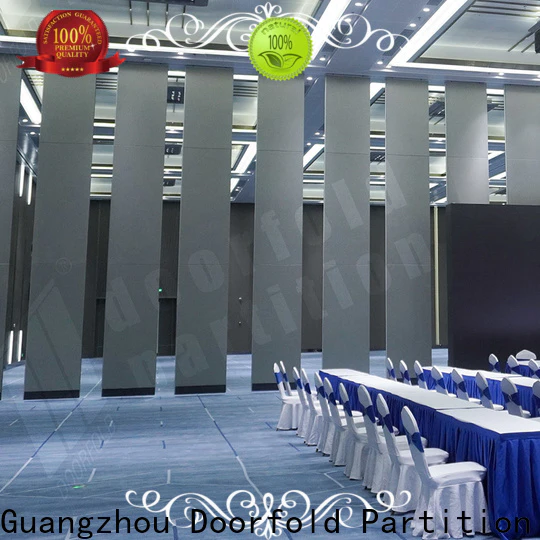Doorfold fine quality moveable partition decorative for meeting room