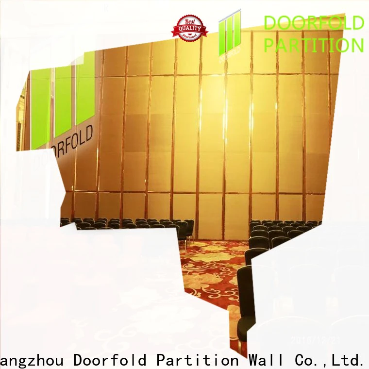 Doorfold folding partition wall made in china for office