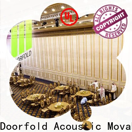 Doorfold hall acoustic movable partitions easy-installation conference