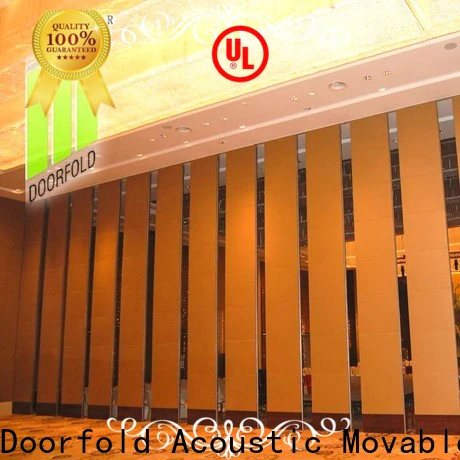 Doorfold retractable Hotel ballroom Movable Walls quality assurance for hotel