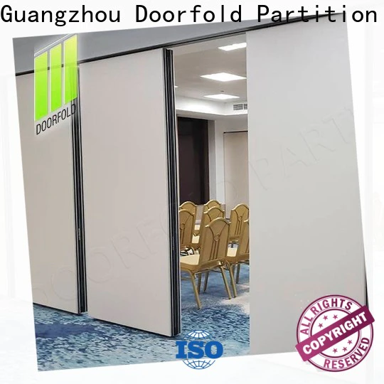 Doorfold retractable Folding Partition Wall for Meeting Room multi-functional for restaurant