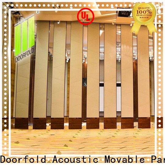 Doorfold commercial sliding wall dividers high-end for conference