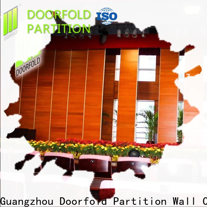 Doorfold commercial sliding room partitions factory for hotel
