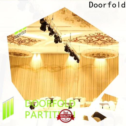 Doorfold acoustic movable partitions multi-functional restaurant