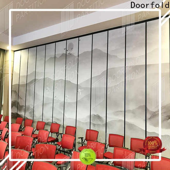 Doorfold new design acoustic wall dividers manufacturer factory