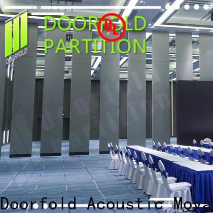 Doorfold sliding room partitions wholesale for meeting room