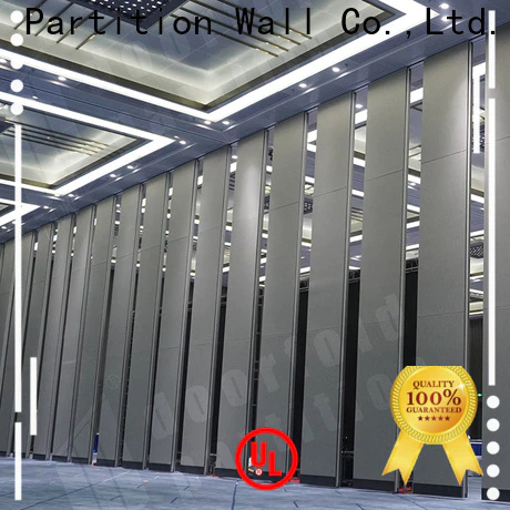 Doorfold folding partition wall suppliers overseas market for meeting room