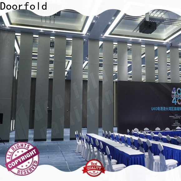 Doorfold popular conference room partition walls easy installation free design