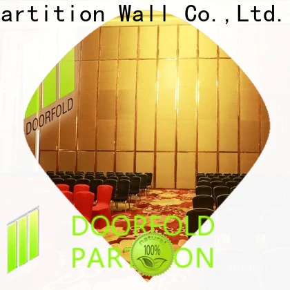 Doorfold folding partition wall suppliers easy-installation restaurant