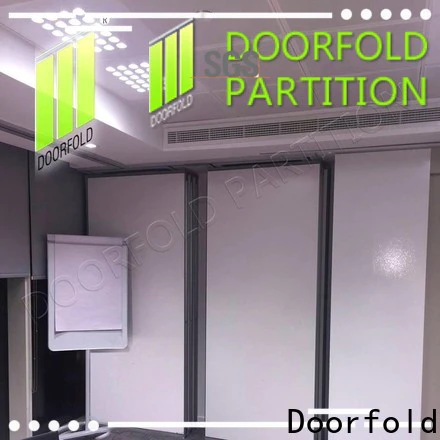 Doorfold sliding partition wall manufacturer for conference