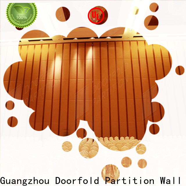 Doorfold popular indoor partition wall simple operation best factory price