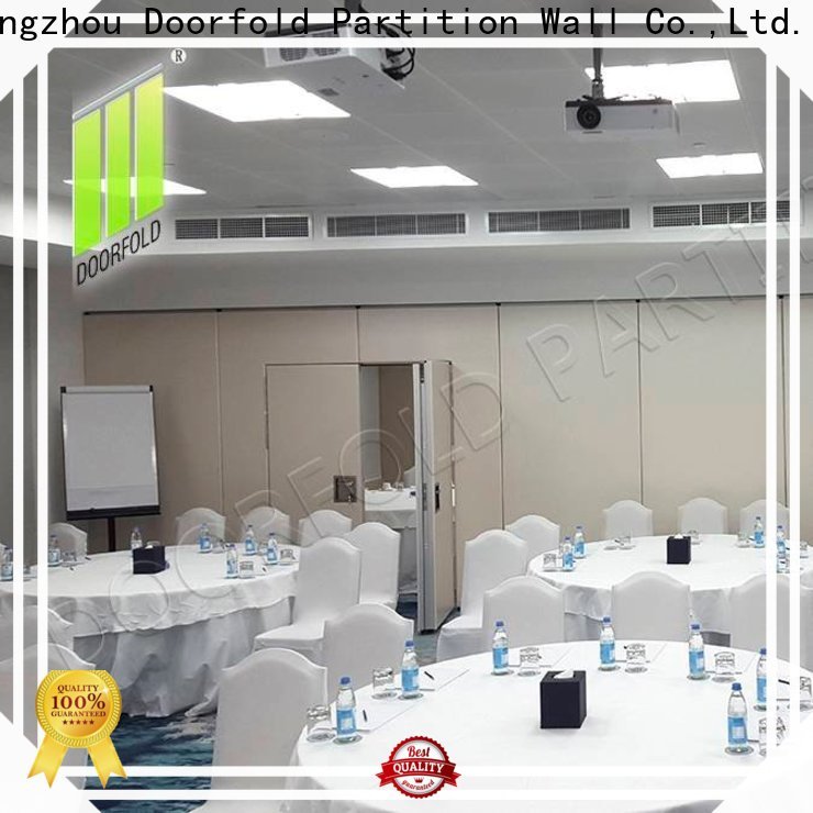 Doorfold collapsible soundproof divider for conference room