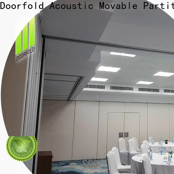 Doorfold soundproof partition wall for expo