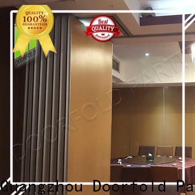 Doorfold flexible Sliding Partition Wall for Hotel easy installation for International Hotel