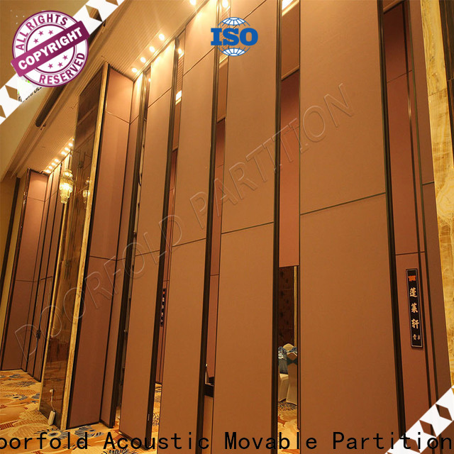Doorfold temporary room partition high performance wholesale