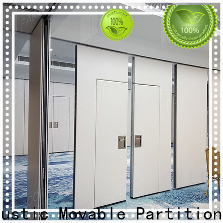 Doorfold moving partition wall simple operation free design
