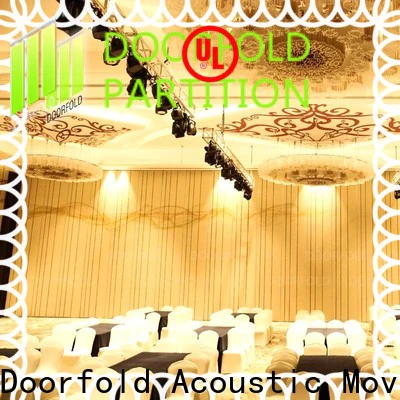 Doorfold operable Hotel ballroom Movable Walls fast delivery for office
