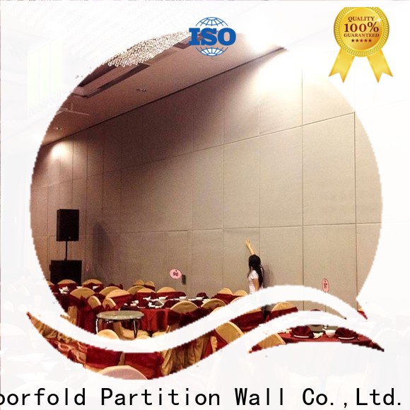 Doorfold international sliding folding partition vendor for hotel